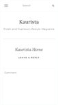 Mobile Screenshot of kaurista.com